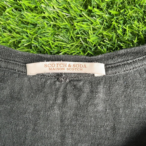 SCOTCH & SODA Mixed Media Tee size large - Picture 5 of 9
